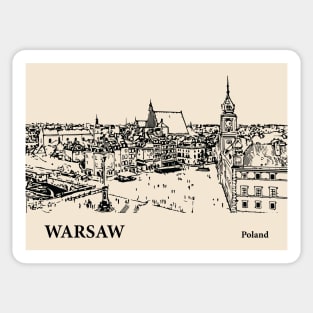 Warsaw - Poland Sticker